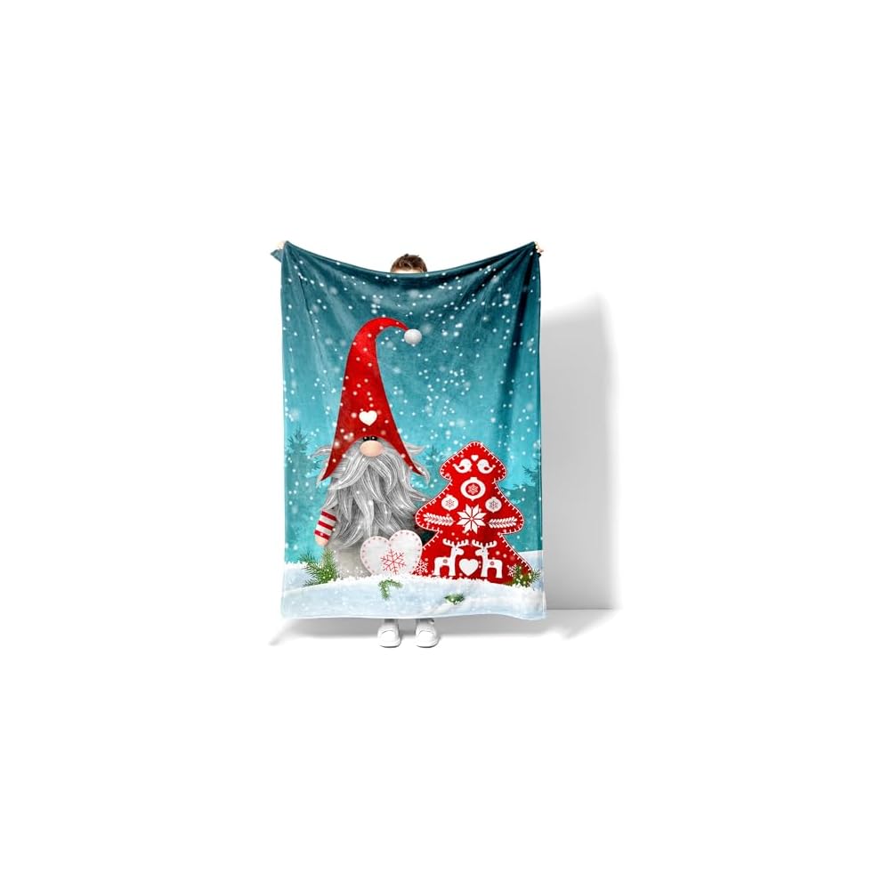 Throw Blanket, Soft Flannel Throw Blanket for Couch, Bed, Travel, Living Room & Home Decor, Cozy Lightweight Warm Fluffy Fuzzy Blankets for Adults Women Girls (50×40 Inch, I Love Dogs)