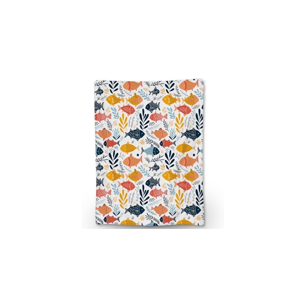 Macaron & Floral Blanket | Soft Fuzzy Warm Lightweight Flannel Throw Blanket Perfect for Couch, Bed, Travel & Outdoor Use, Cozy Blankets for Adults Kids Women 60×50 in